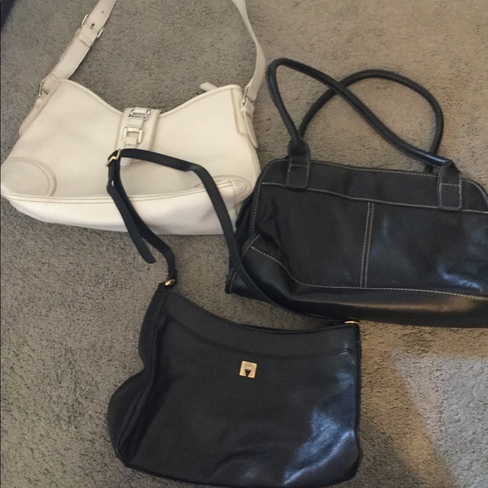 3 handbags